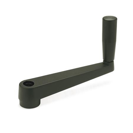 Otto Ganter Cranked Handle Aluminum, GN 471
